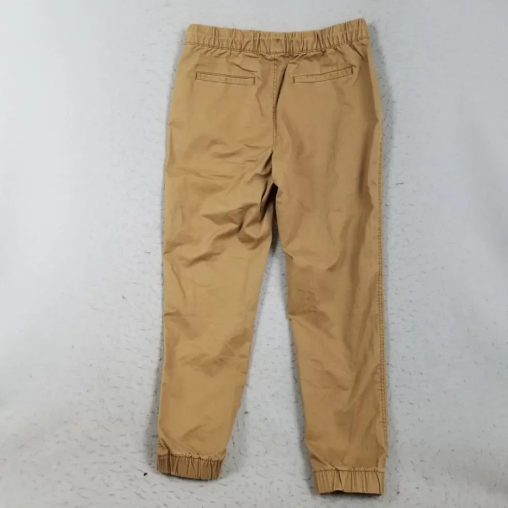 Old‎ Navy Modern Jogger Pants Mens Medium Beige Elastic Waist Stretch Casual